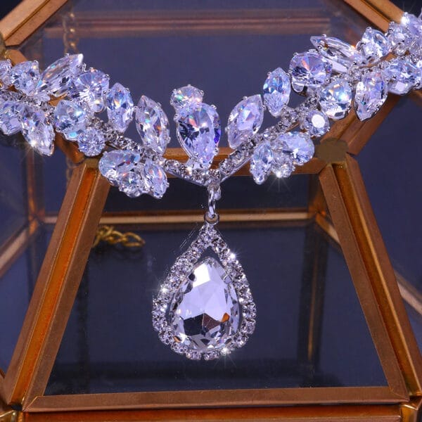 Head Chain Bridal Jewelry Women Luxury High-end Zircon Headband - Image 5