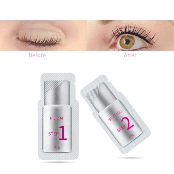 ICONSIGN 10 Pairs Pouch Eyelash Perm Lotion Lashes Lift Quick Perming 5 To 8 Minutes Beauty Makeup Tools - Image 5