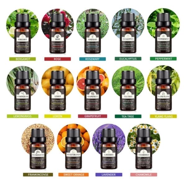 Single Essential Oil Set 10ml Single Essential Oil Plant Aroma Tea Tree - Image 2
