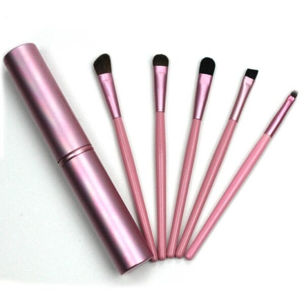5pcs Travel Portable Mini Eye Makeup Brushes - Image 6
