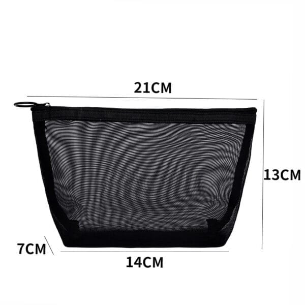 Mesh Cosmetic Bag Storage High-grade Transparent - Image 7