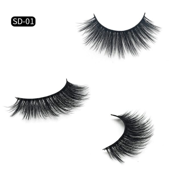 SD exaggerated mink eyelashes 3D stereo 25 dense false eyelashes - Image 3