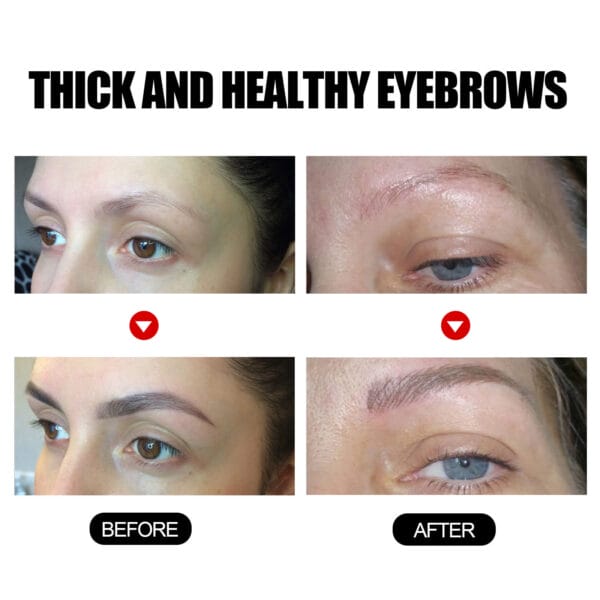 Black And Thick Natural Thick Eyebrow Care Liquid - Image 3