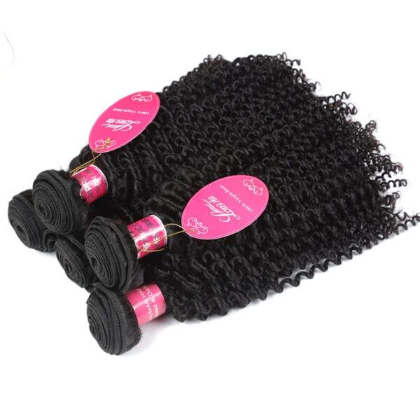 10A Deep Curly Brazilian Human Hair Bundles Weave - Image 7