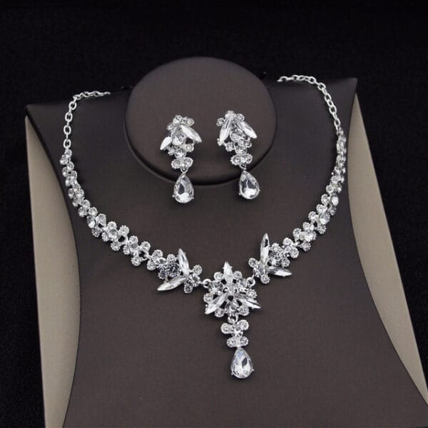 Royal Queen Bridal Jewelry Sets For Women Luxury Tiaras Crow - Image 9