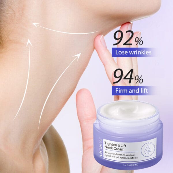 Neck Wrinkle Removal Cream Tightening Firming Fade Fine Lines Anti-Aging Necklines Lifting Shaping Beauty Neck Cream - Image 8