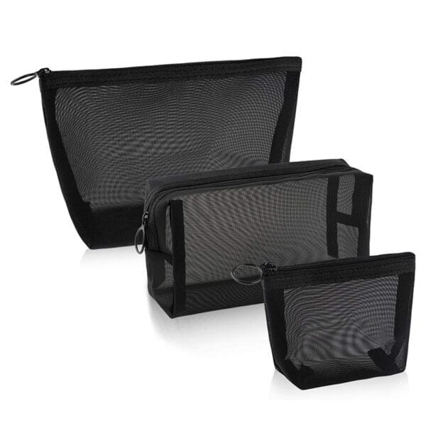 Mesh Cosmetic Bag Storage High-grade Transparent - Image 2