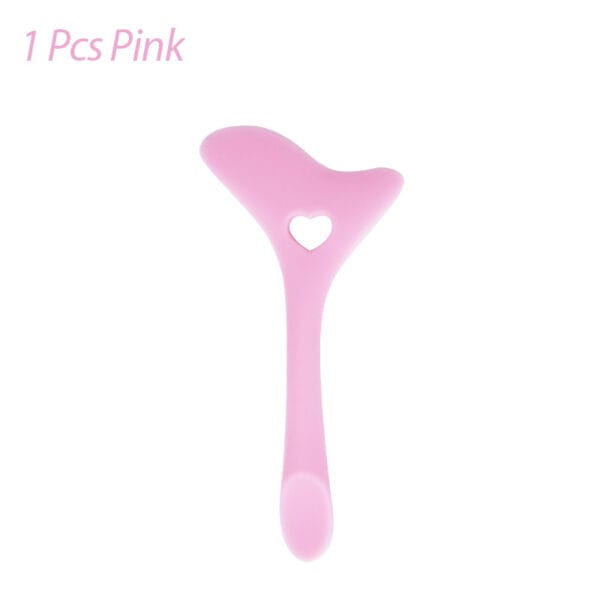 Silicone Eyeliner Stencil Wing Tip Mascara Drawing Lipstick Aid Face Cream Applicator For Beginners Makeup Tool Eyeliner Stencils Silicone Winged Tip Eyeliner Aid Eyebrow Pencil Stencil Reusable - Image 6