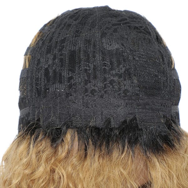 Small Curly Real Hair Headgear, Gradual Fluffy Head High-end Short Hair Cover - Image 4