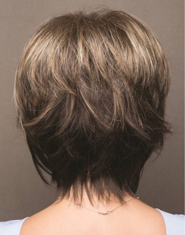 Mixed Blonde Brown Short Wigs Natural Hair Wigs Heat Resistant Hair Wig - Image 2