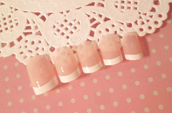 10 Stylish French Fake Nails – Long Press On Nails & Nail Art Tips - Image 5