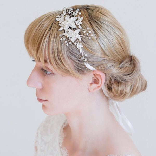 Gold And Silver Rhinestone Alloy Handmade Headdress - Image 6