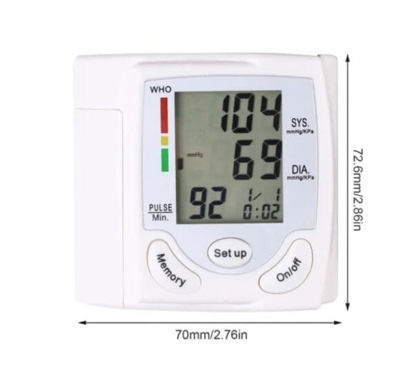 Wrist Blood Pressure Monitor, Fully Automatic Blood Pressure Measuring Device, Electronic Blood Pressure Monitor, Blood Pressure Measuring Device For Elderly People To Measure Hypertension - Image 4