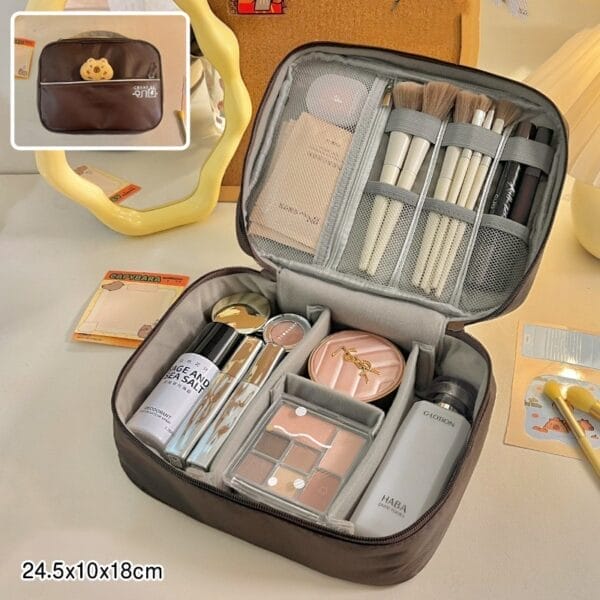Large Capacity Cosmetic Bag Multi-function Layering - Image 2