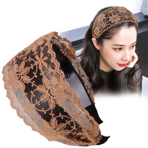 Wide Brim Hair Hoop Women's Everything Fashion Hairpin Headwear Hair Clip Head Hoop - Image 5