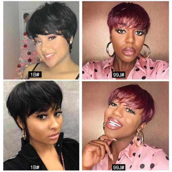 European Beauty Black Fashion Bob Head - Image 3