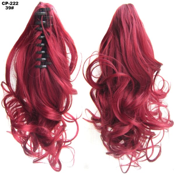 Long Wave Ponytail Wrap Around Ponytail Clip In Hair Headwear Gray Hairpiece Natural Extensions - Image 6