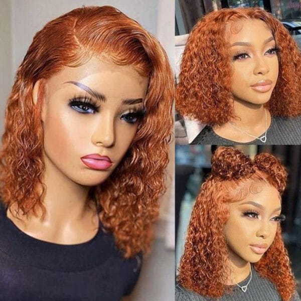 Human Hair Wigs Bob Water Wav - Image 10