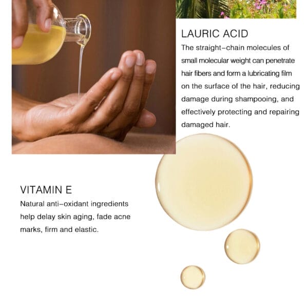 100ml Coconut Body Massage Oil – Natural Skin Care Essential Oil for All Skin Types - Image 7