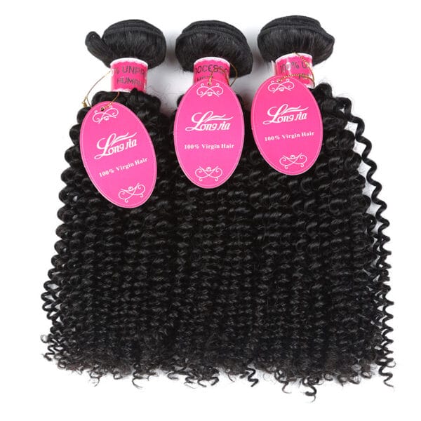 10A Deep Curly Brazilian Human Hair Bundles Weave - Image 4