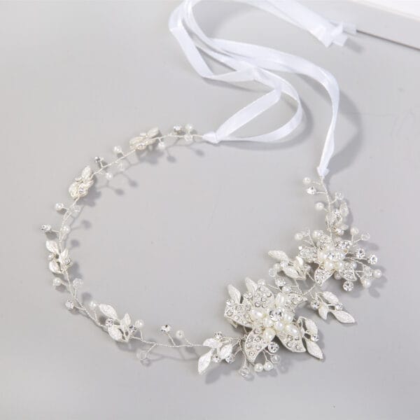 Gold And Silver Rhinestone Alloy Handmade Headdress - Image 3
