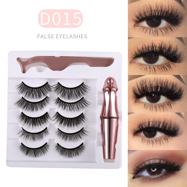 Mink Eyelashes Magnetic Eyelashes 5 Pairs Of Magnets - Image 2