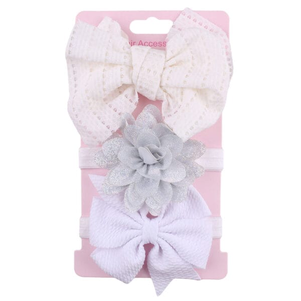 Baby Head Flower Child Bow Headdress - Image 5