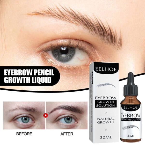 Black And Thick Natural Thick Eyebrow Care Liquid - Image 2