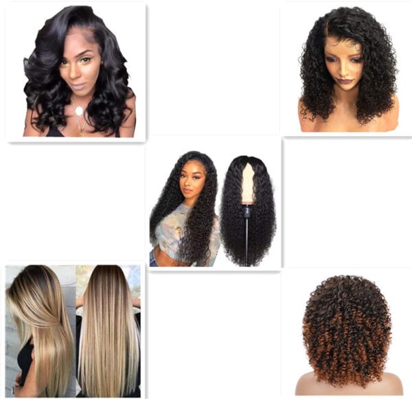 Front Lace Chemical Fiber Long Curly Hair European And American Wig Headgear - Image 6