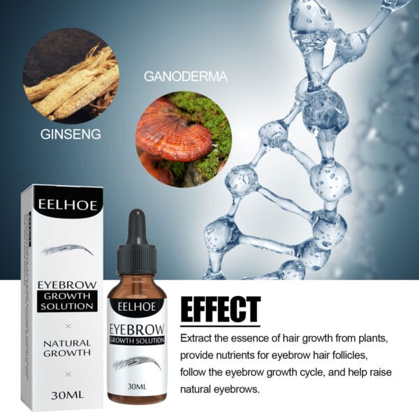 Black And Thick Natural Thick Eyebrow Care Liquid - Image 4