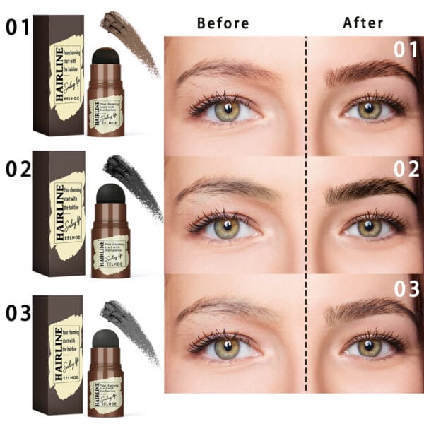 Eyebrow Stamp Stencil Kit, 24 Pc Eyebrow Shaping Stencils, Long-lasting Eyebrow Brow Definer, Perfect Make-up Reusable Kit - Image 10
