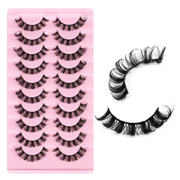 False Eyelashes, DD Curve, Thick, Eyelash, Ten Pairs - Image 6
