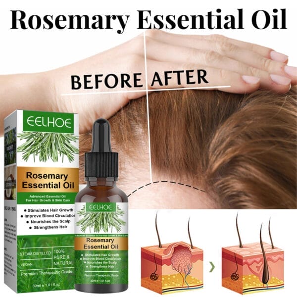 Rosemary Anti-Breakage Nourishing Hair Care Oil - Image 9