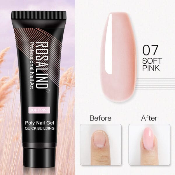 ROSALIND Manicure Extended Glue 15ml Crystal UV - Image 6