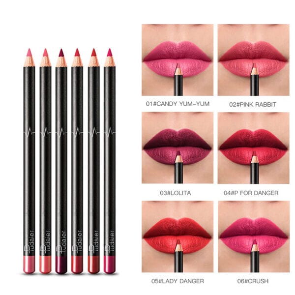 36 Color Lip Liner Waterproof Non-smudge Nude Color - Image 7