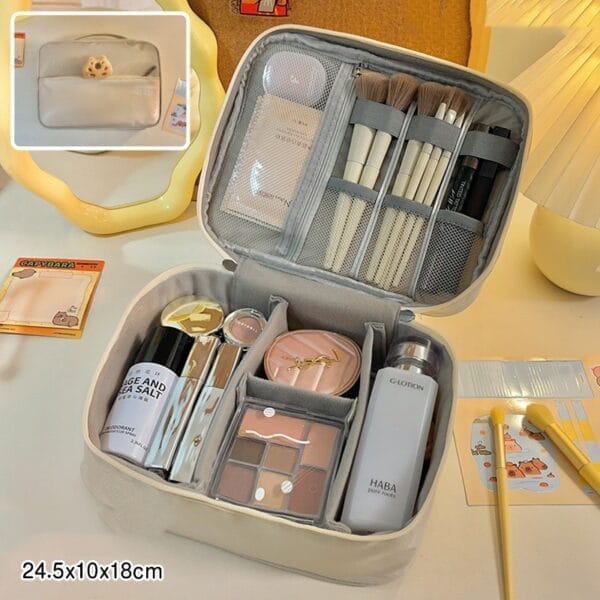 Large Capacity Cosmetic Bag Multi-function Layering - Image 4