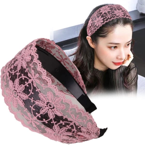 Wide Brim Hair Hoop Women's Everything Fashion Hairpin Headwear Hair Clip Head Hoop - Image 2