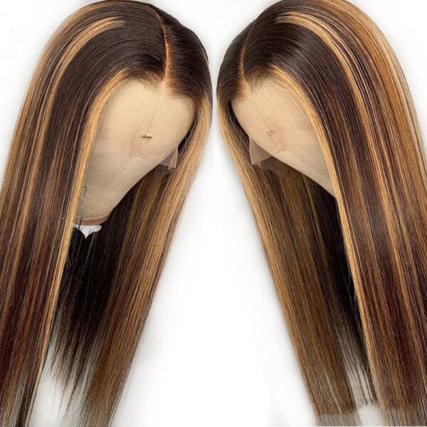 Piano Color Real Hair T-shaped Headgear - Image 5