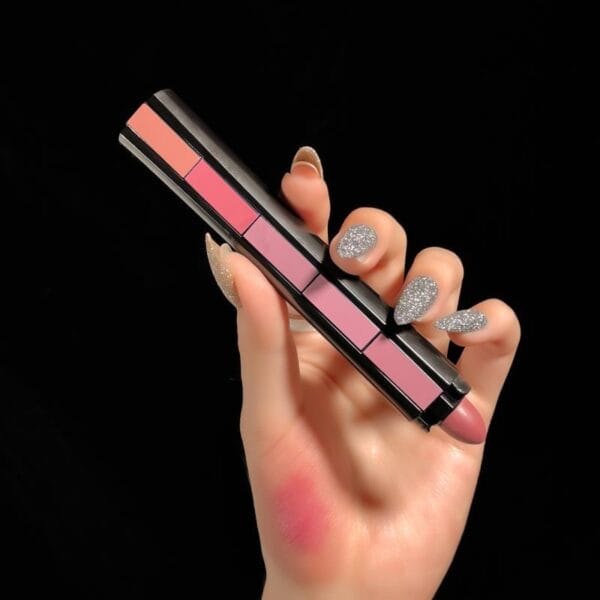 Matte 5-color Lipstick Set Velvet Lip Stick Non-stick Lip Gloss Long Lasting Waterproof Sexy Red Lipstick - Image 4