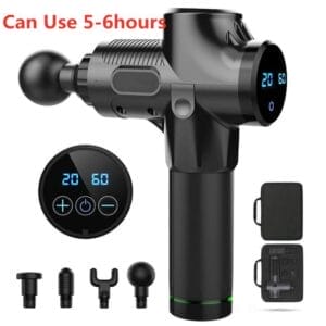 30-Speed Home Fitness Muscle Relaxer Electric Massage Gun – Deep Tissue Relief