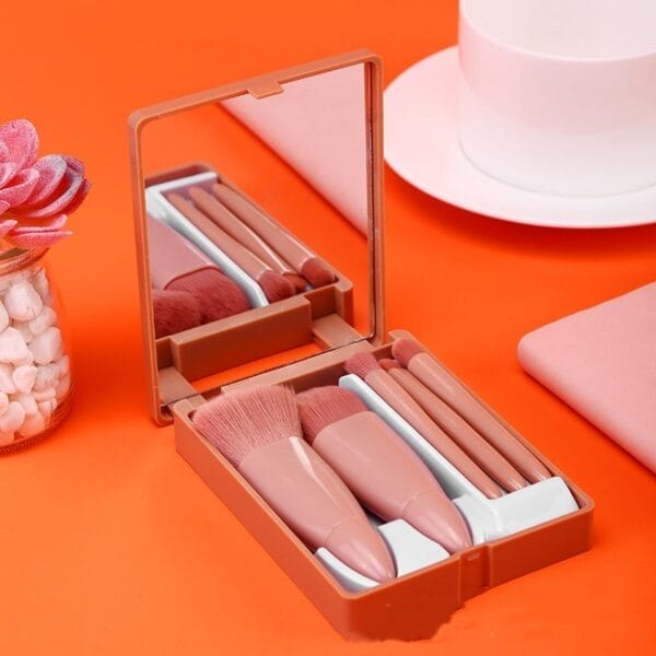 5Pcs Makeup Brushes Tool Set Cosmetic Powder Eye Shadow Foundation Blush Blending Make Up Brush - Image 3