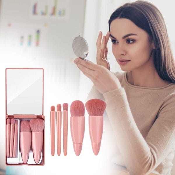 5Pcs Makeup Brushes Tool Set Cosmetic Powder Eye Shadow Foundation Blush Blending Make Up Brush - Image 6