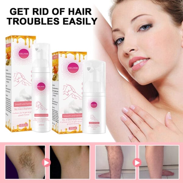 Top 5 Hair Removal Sprays – Gentle Depilatory Mousse for Armpit & Leg Hair Removal