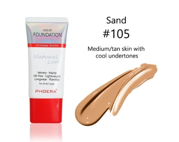Matte, Silky, Tube Liquid Foundation, Ladies Products - Image 4