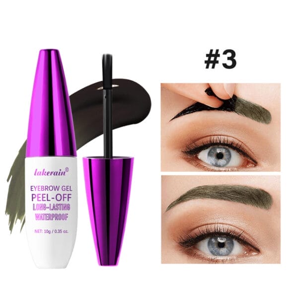 Waterproof And Sweat-proof Easy To Color Tear And Pull Eyebrow Cream - Image 3