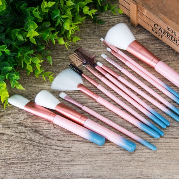 12 makeup brushes - Image 4