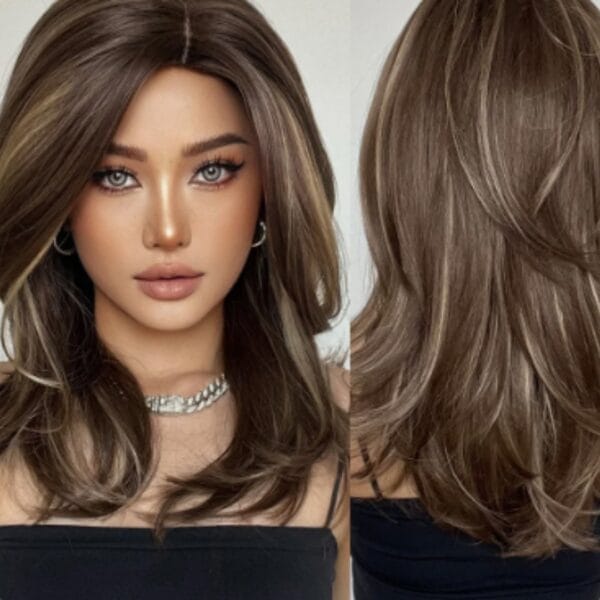 Top 7 Platinum Gradient Wigs – Affordable Long Curly High Temperature Fiber Star Fashion