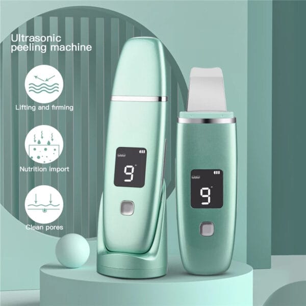 Ultrasonic Blackhead Remover & Pore Cleaner Machine for Deep Cleansing & Facial Lifting - 24000 RPM High-Frequency Skin Scrubber - Image 2