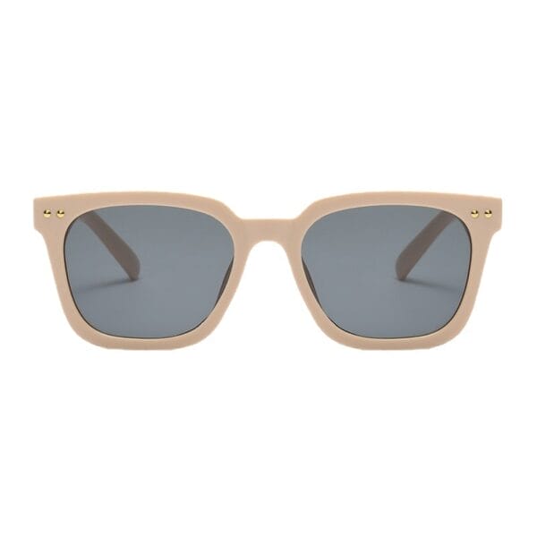 Small Frame Square Sunglasses Fashion Personality Mi Nail Frame Concave Shape - Image 2