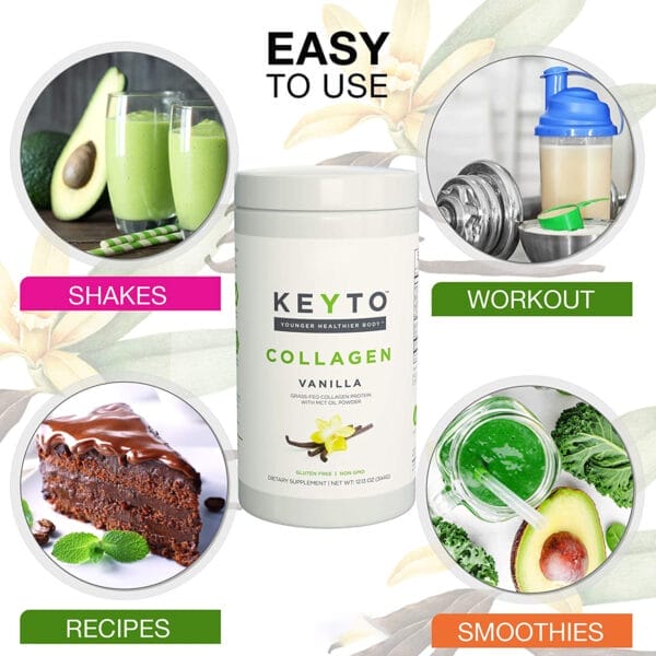 Vanilla-flavored Collagen Powder Hydrolyzed - Image 2